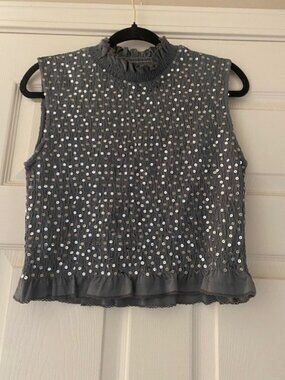 Sandro crop blouse